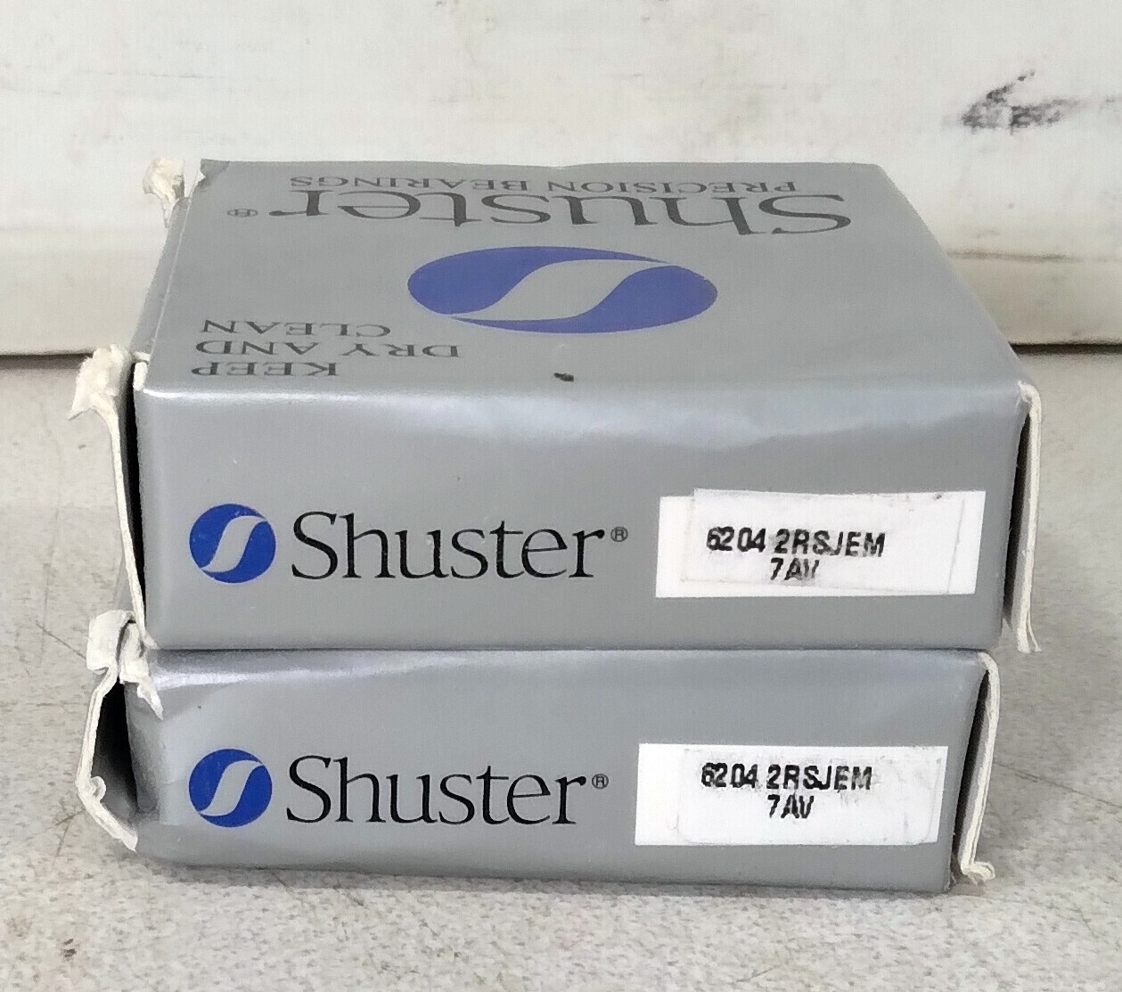 2 NEW SHUSTER 62042RSJEM DEEP GROOVE RADIAL BALL BEARINGS NIB ***MAKE OFFER***