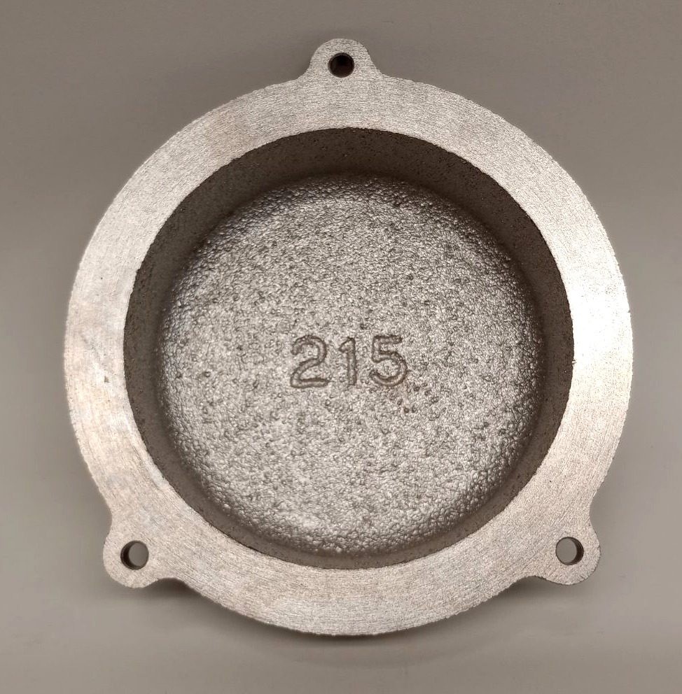 Cover 215CE Nickle Plated Bearing Cap/Cover 3 Hole Mount