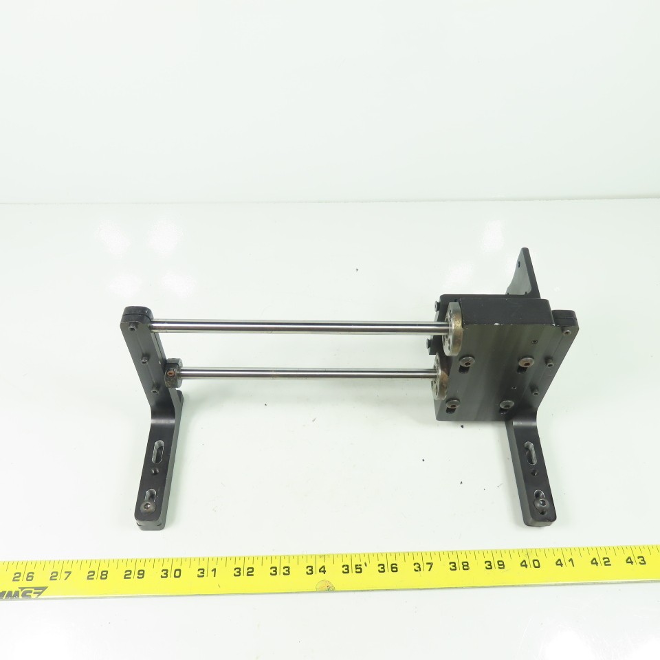 Double Rod Linear Rail Guide 10-1/2″Rod Length Travel 12″ OAL