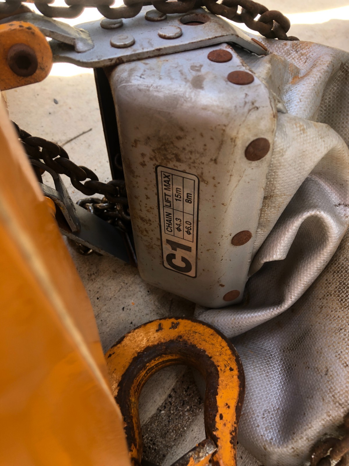 Harrington 1/4 Ton 500 lbs Electric Chain Hoist 110v
