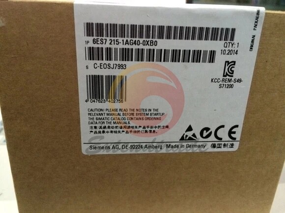 1PCS SIEMENS 6ES7215-1AG40-0XB0 DC 6ES7 215-1AG40-0XB0 CPU 1215C NEW