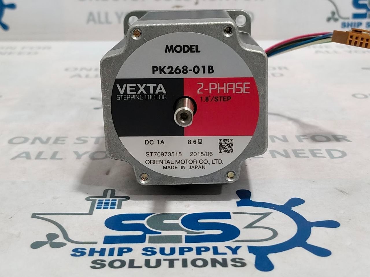 Daihatsu PK268-01B OMD Vexta Stepping Motor Assy 2-Phase 1.8°/Step DC 1A 8.6Ω
