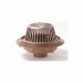 JAY R SMITH MFG 1010Y06B 6″ No-Hub Cast Iron Roof Drain