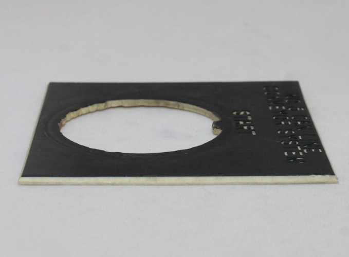 Square “No 5 Can Line Conveyor System – Start” Legend Plate
