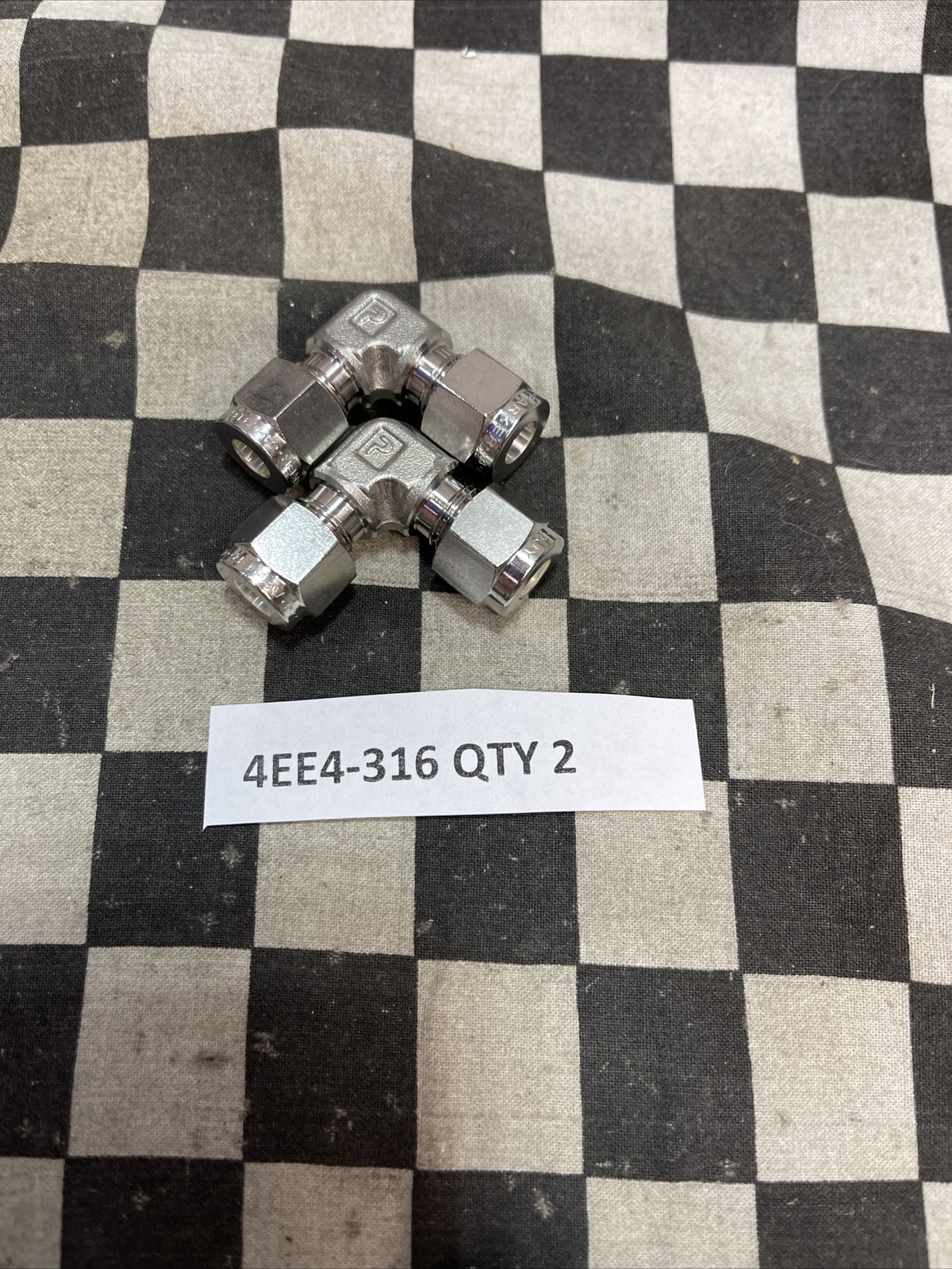 PARKER 4EE4-316, 4ET4-316, 6TUR4-316, 6RU4-316, 6FEL4N-316, LOT OF 10 #1560Z4