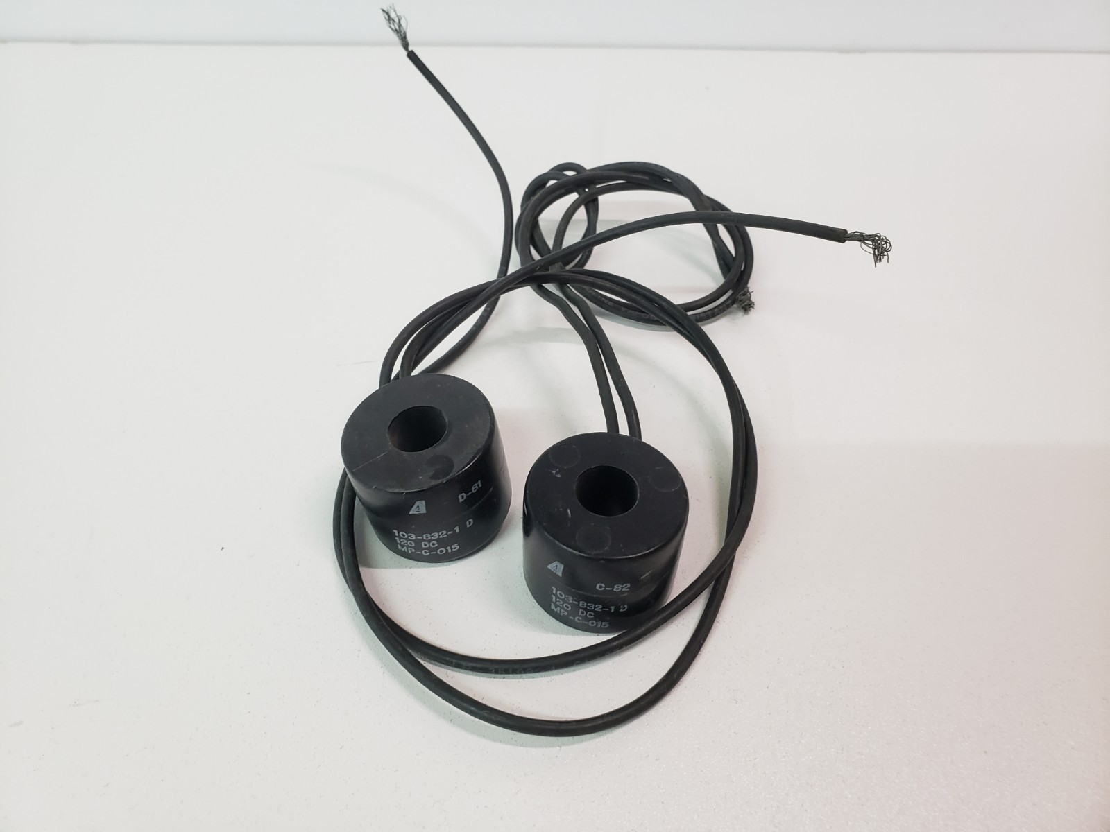 LOT of 2 – ASCO 103-832-1 Solenoid Valve Coil 120dc