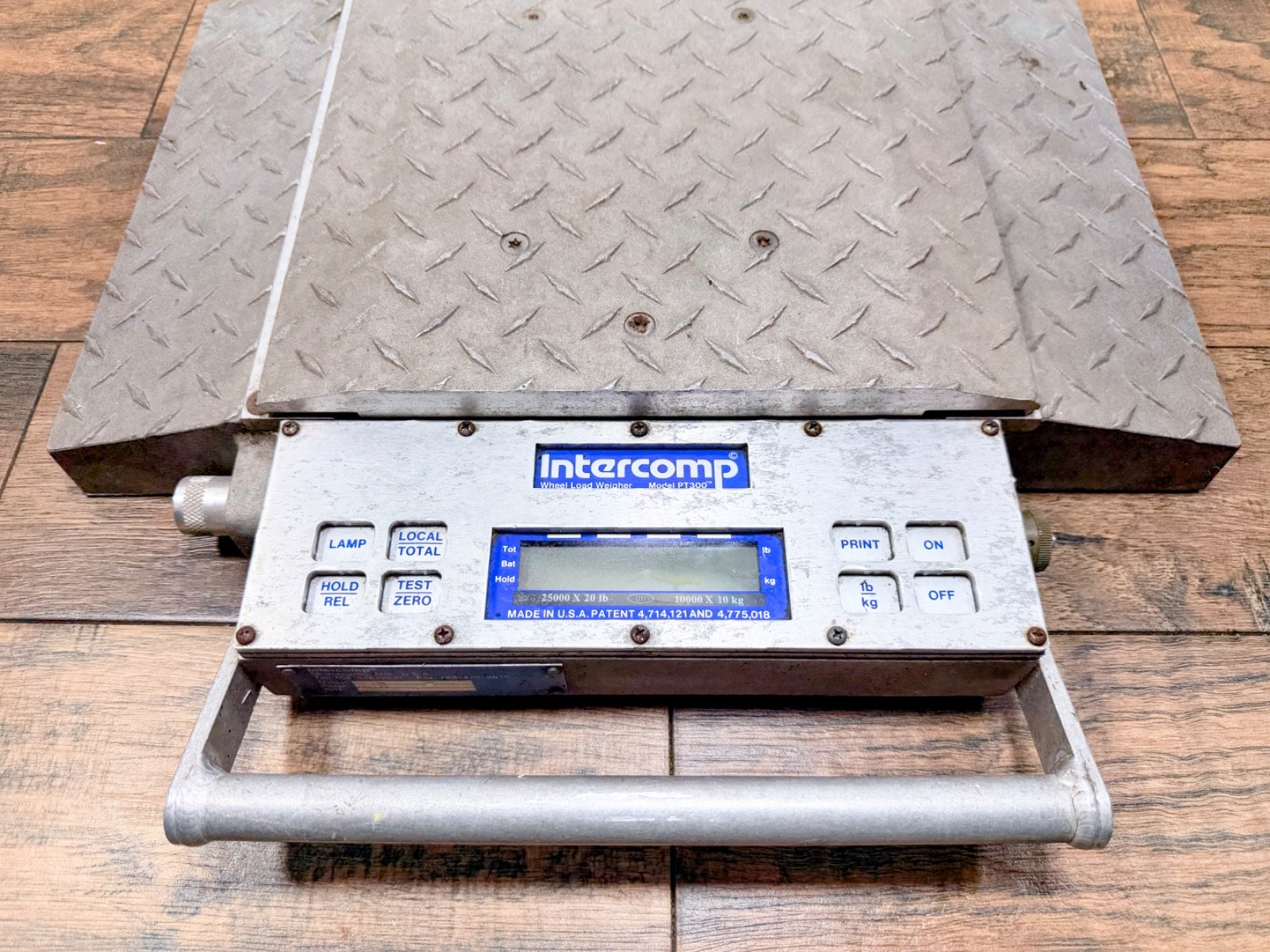 Intercomp PT300 Digital Wheel Load 20,000 Portable Scale – No Power Supply Y220