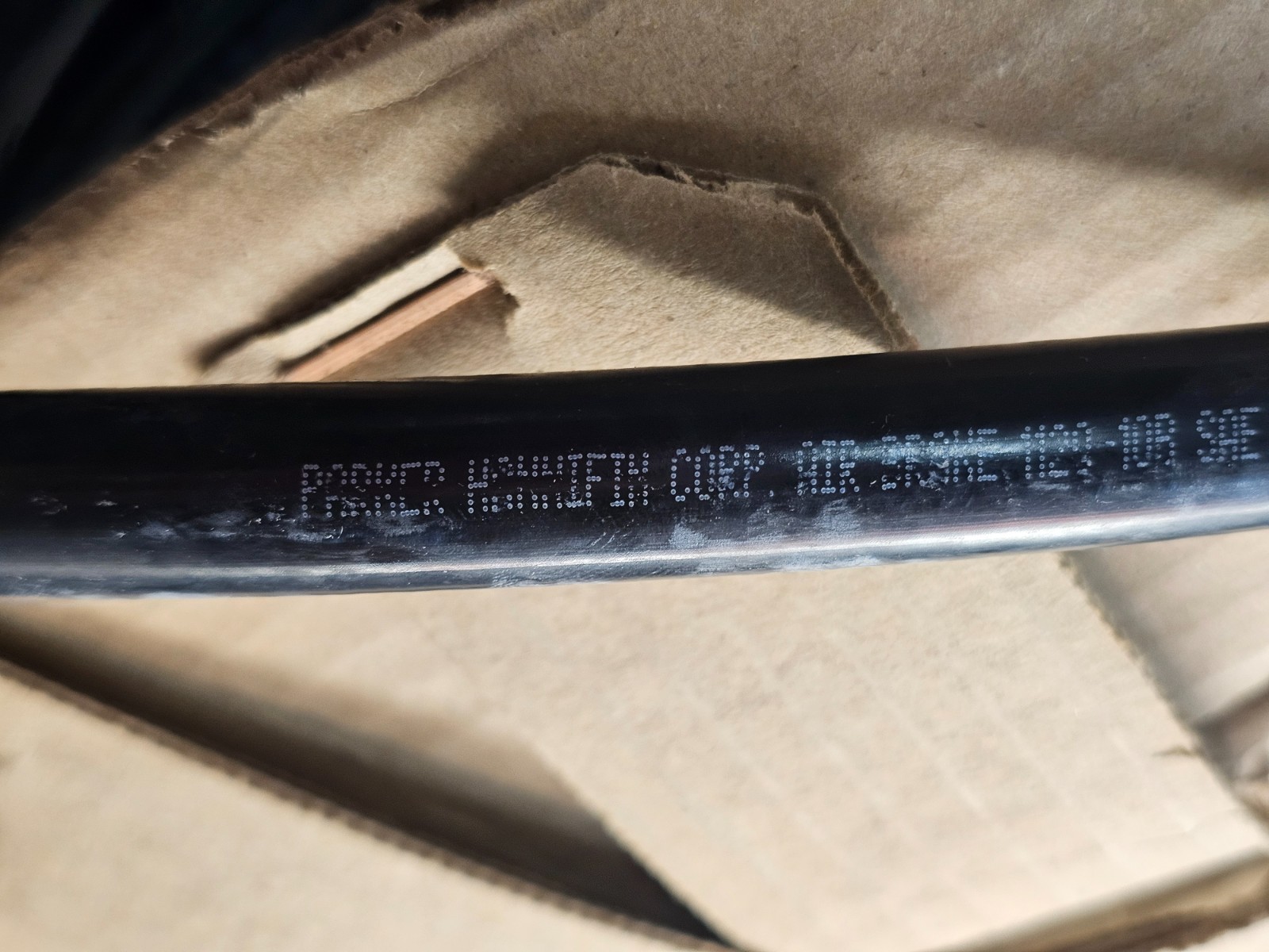Parker 1120-10B 150ft. Air Brake Tubing, 5/8in. Od, Type B Black Polyester Braid