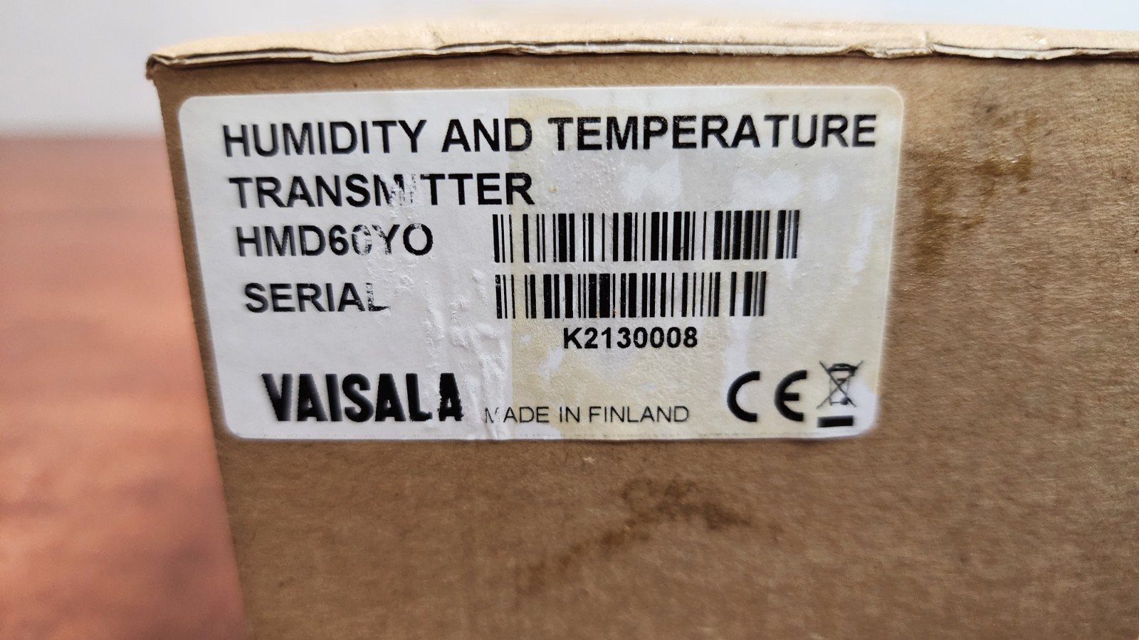 VAISALA HMD60YO HUMIDITY & TEMPERATURE TRANSMITTER NOS *PI