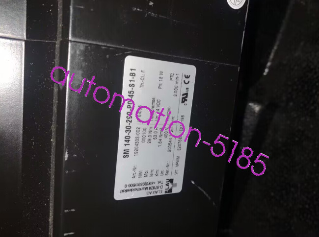1PCS ELAU servo motor SM140-30-290-P0-45-S1-B1 New fedex or DHL