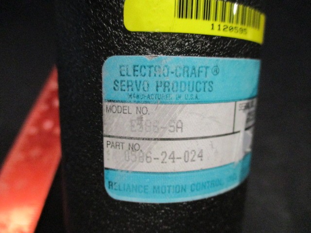 TOKYO ELECTRON (TEL) KBA00100-1816A ELECTRO CRAFT 0586-24-024 DC SERVO MOTOR