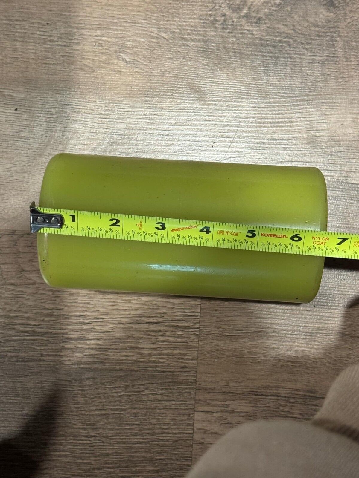 Poly Wheel 3.25 X 6.50 Lime Green 8505/18Z Bearings