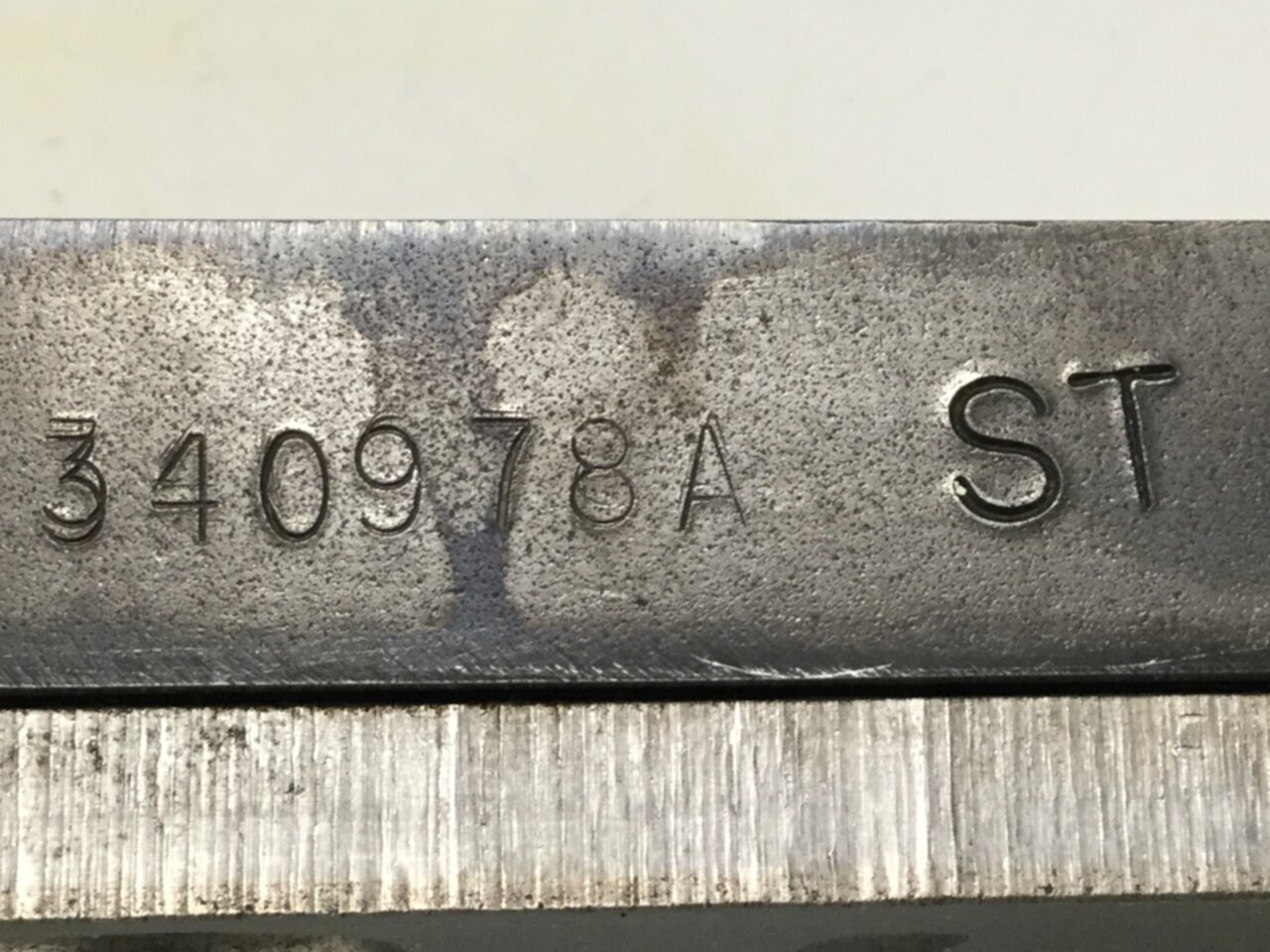 VAN DORN Center Platen Shoe Assembly 340978AST Used #111059