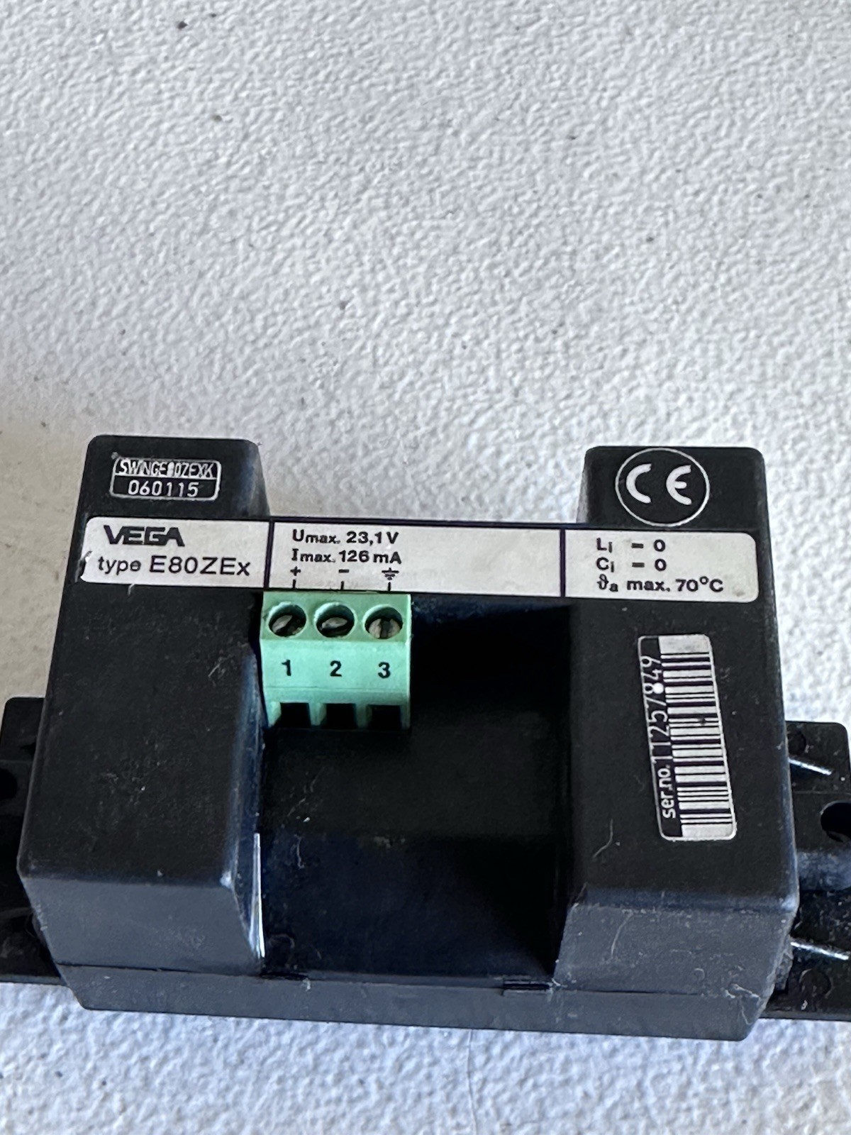 VEGA E80ZEx POINT LEVEL SENSOR