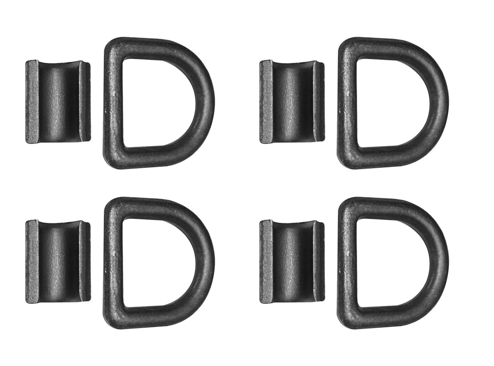 4 pc 1/2″ D Rings Weld-On Flatbed Truck Trailer Ratchet Strap Cargo Tie Down