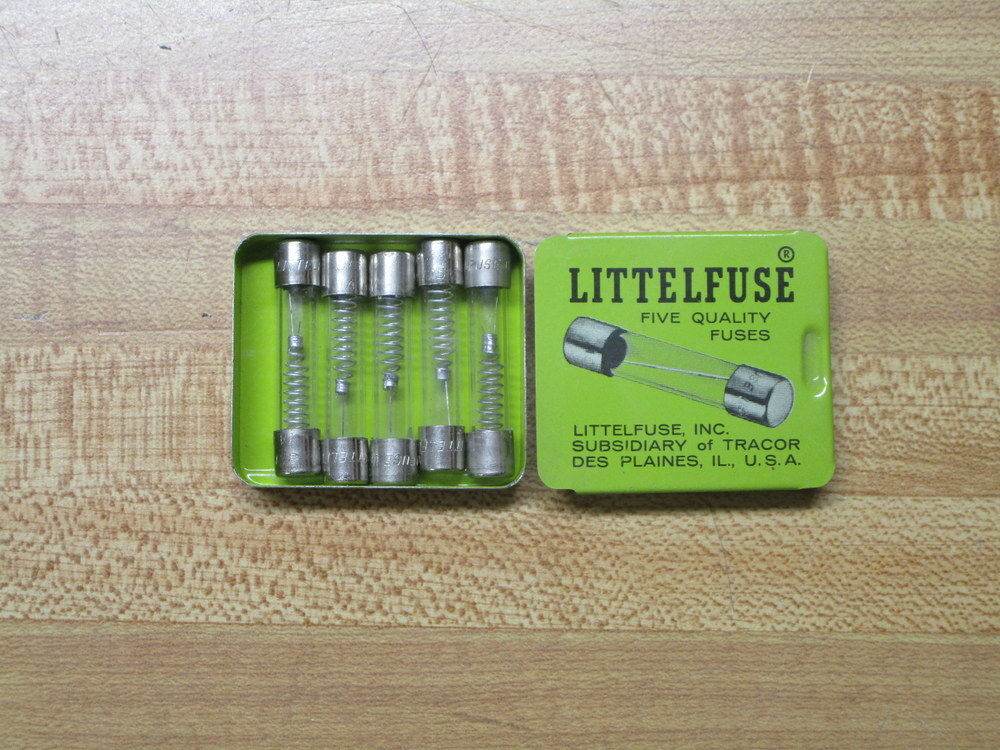 Littelfuse 3AG-1A Fuse Cross Ref 4XH40 313, Spring Element (Pack of 10)