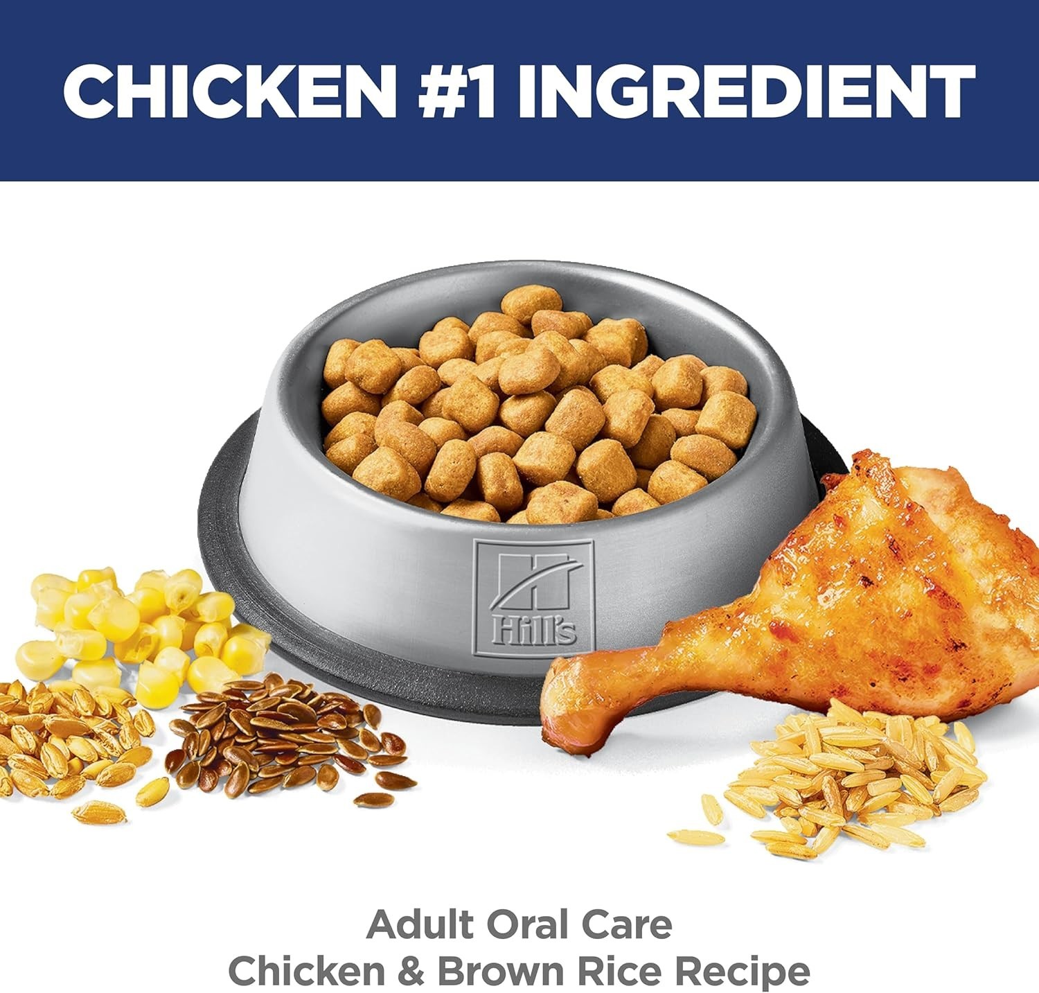 2 Bags – Hill’s Science Diet Adult Oral Care Dry Cat Food, Chicken, 7 lb. Bag