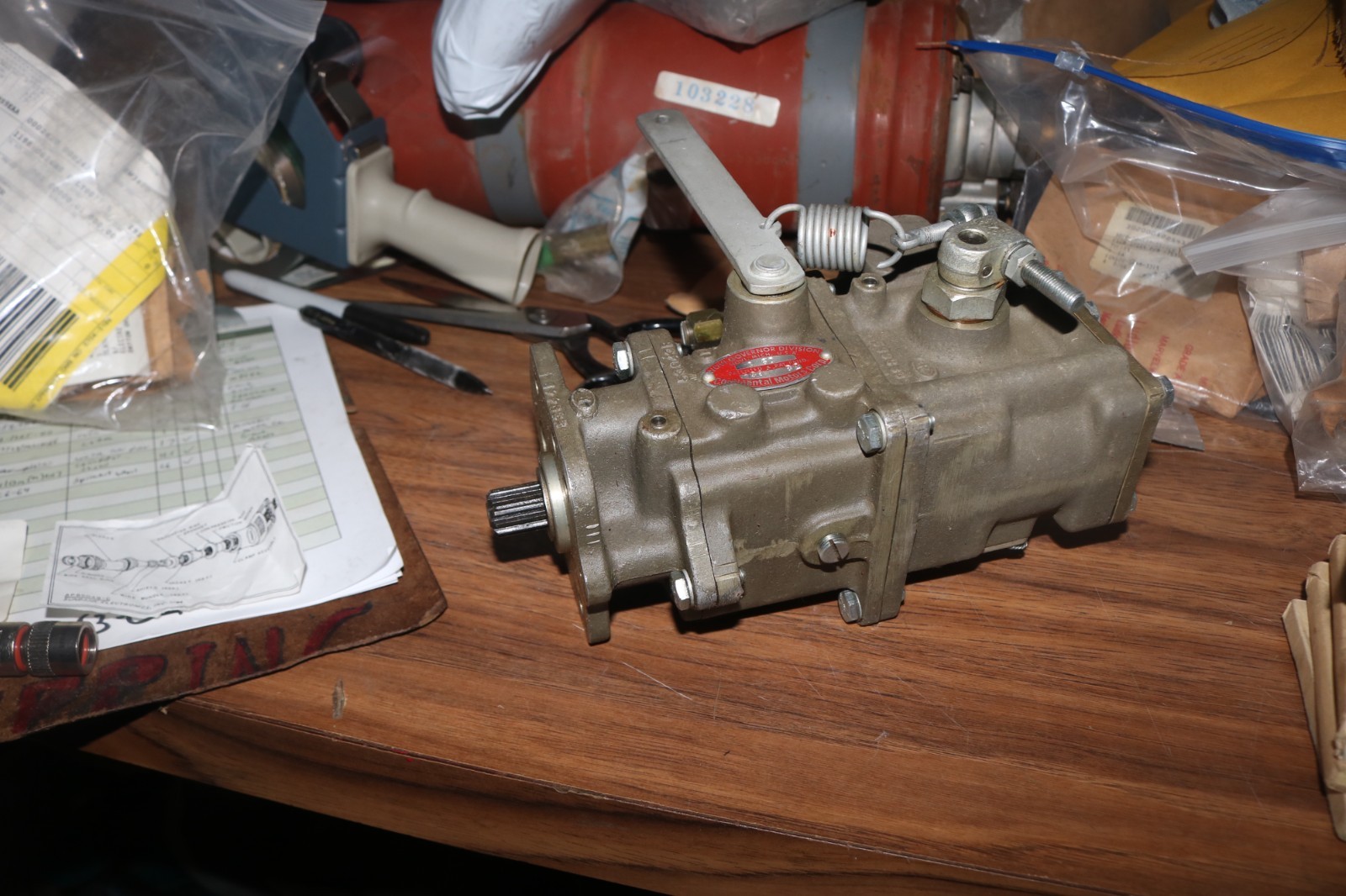 NOS Continental Packette PC30-2 engine governor 53912B2 2990-00-328-7296