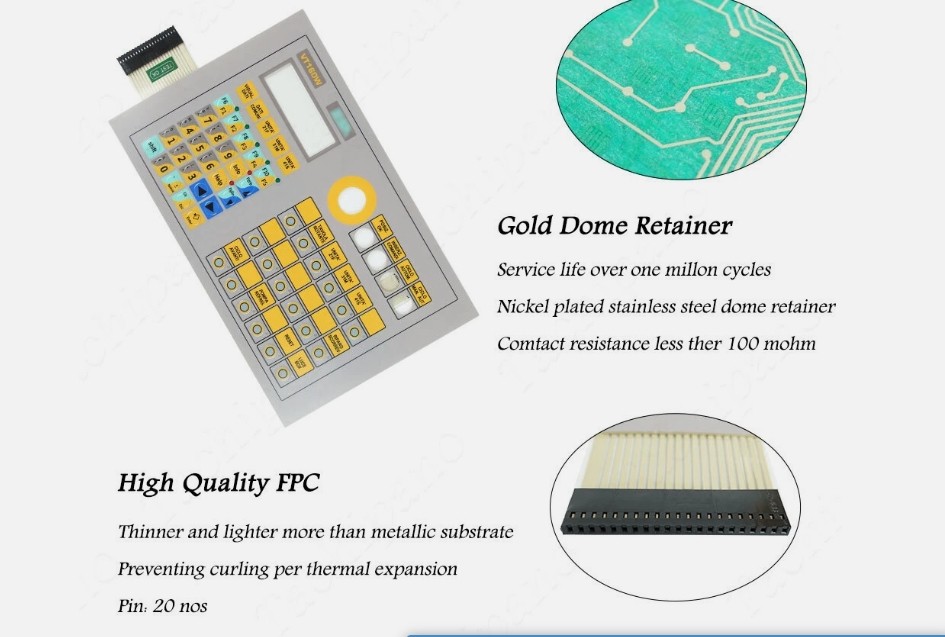ESA VT160W Membrane Keypad for ESA VT160W VT160W00000 Keyboard