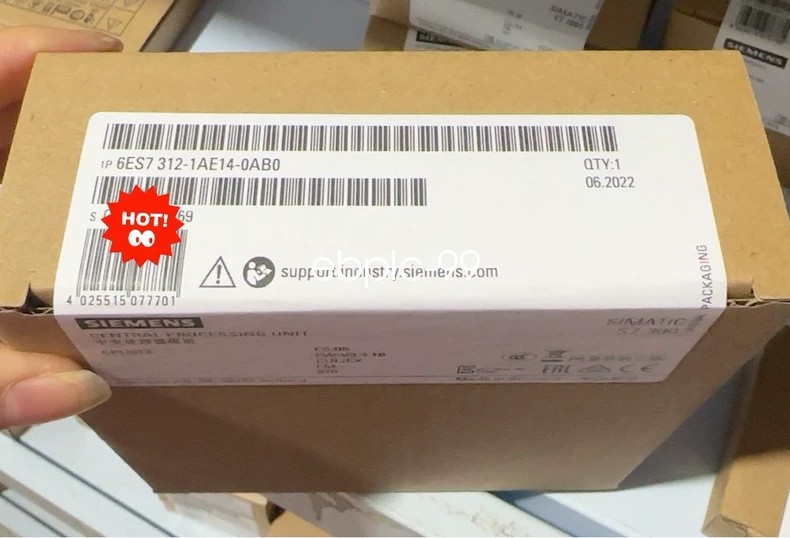 Siemens 6ES7312-1AE14-0AB0 CPU312 S7-300 16DI 16DO 32KB New Free Ship