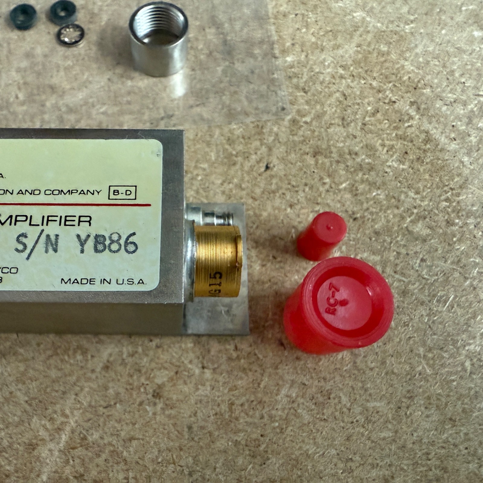 Endevco Charge Amplifier 2640 New NOS Vintage Becton Dickinson Test Equipment