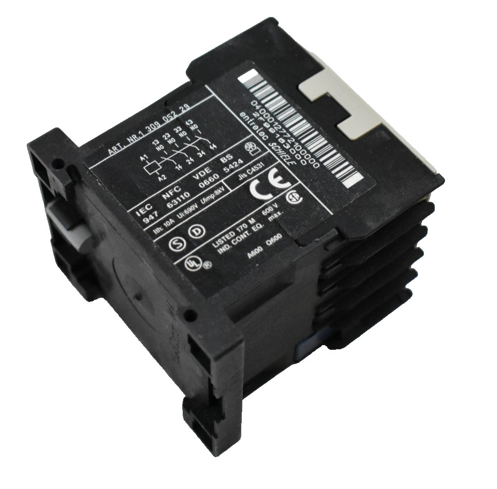 Entrelec Schiele KHS-40 Control Relay 50/60 Hz ~ 127 V