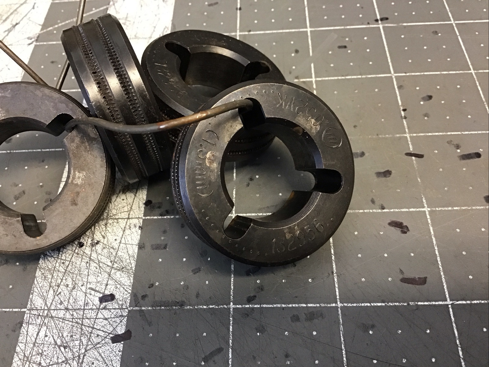 Miller Drive Roll (Lot Of 4)Grooved 1.3MM .052VK 132956(LB28T)