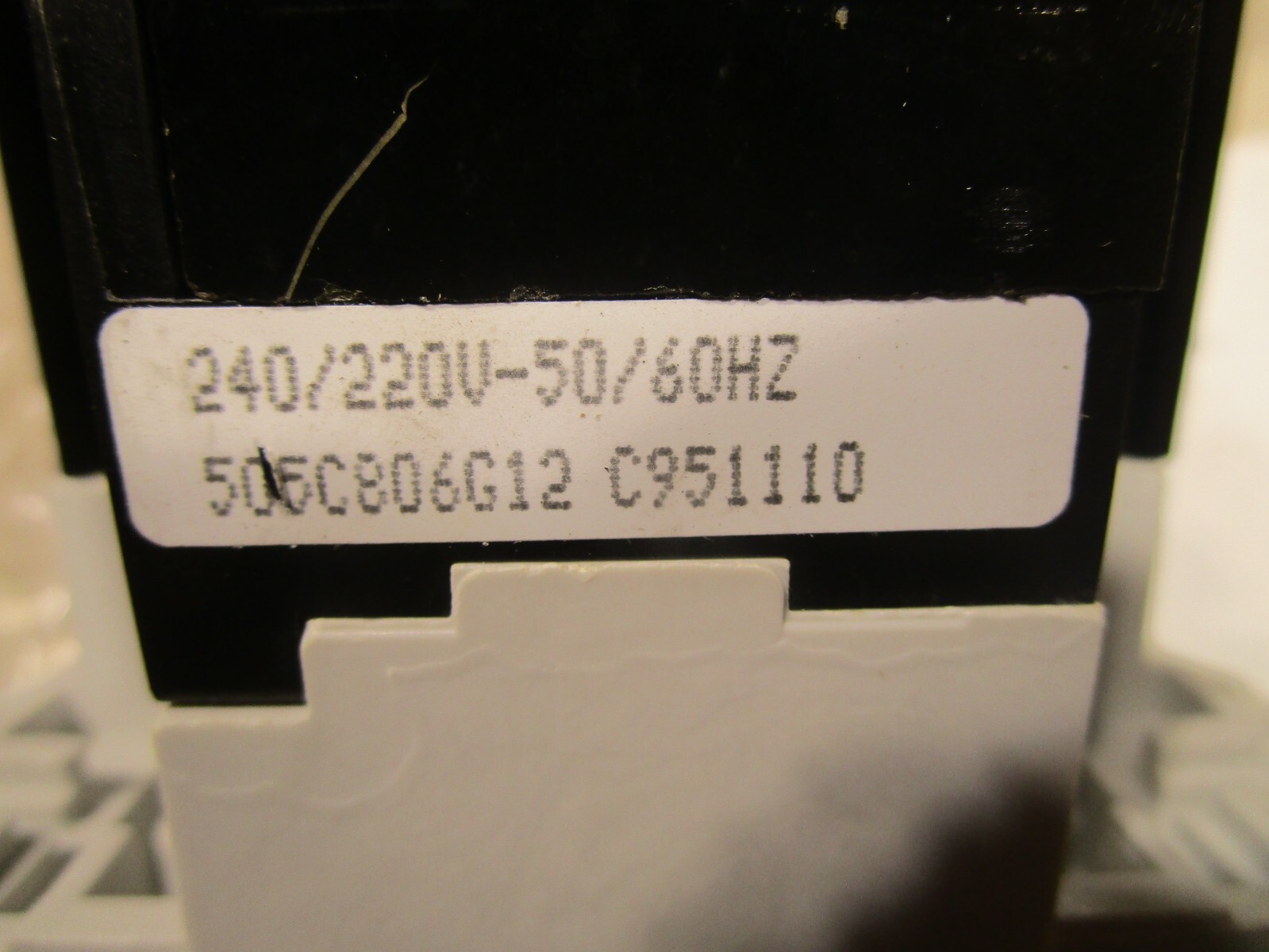 WESTING HOUSE A201K2CW NON-REVERSING CONTACTOR, 3 POLE, 240V COIL, 45A, T0445