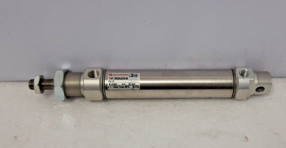 IMI Norgen Type RM/8025/M/80 Pneumatic Roundline Cylinder – 25mm Bore,80 mm strk