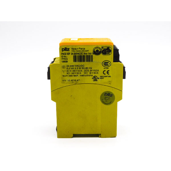 PILZ PNOZX3P24-240VACDC-3N/O-1N/C-1SO 24-240VAC/DC 8.0A (AS PICTURED) UNMP