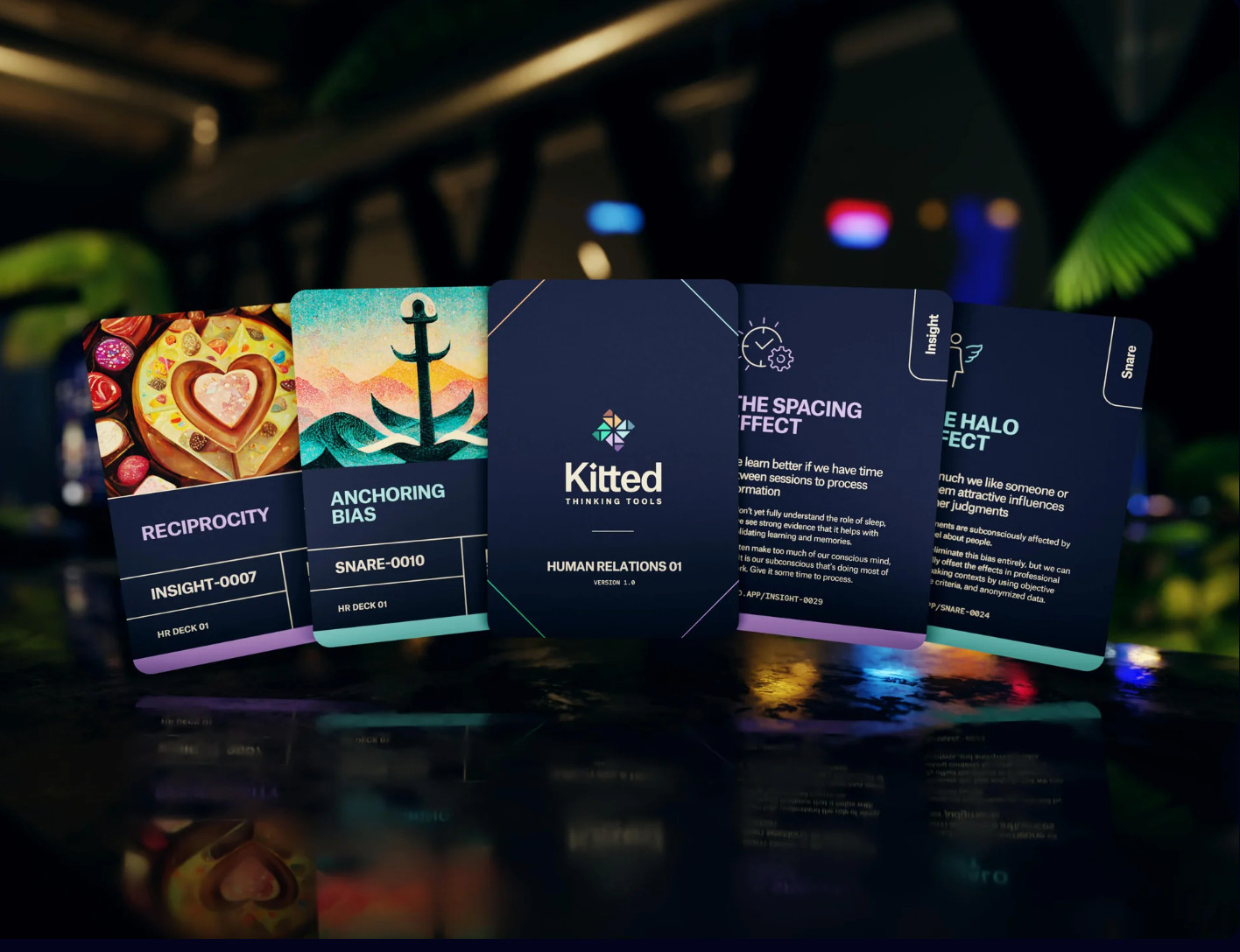 Kitted Personal Development Cards Professional Thinking Tools – SET OF 5 DECKS