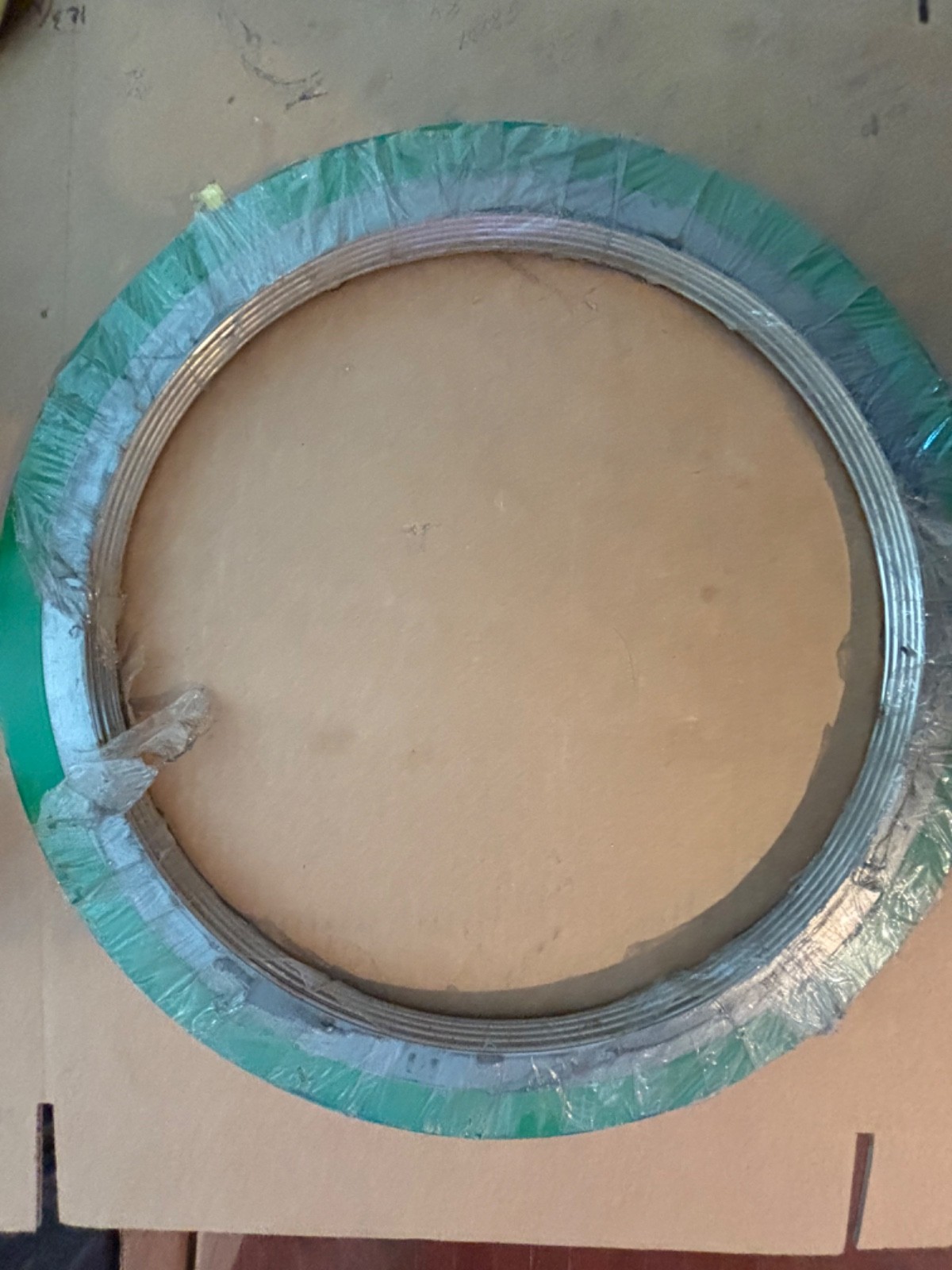 Qty 5 PC LOT 16″ SPIRAl WOUND GASKET T316/FG/CS 150psig API601 NEW FAST SHIP