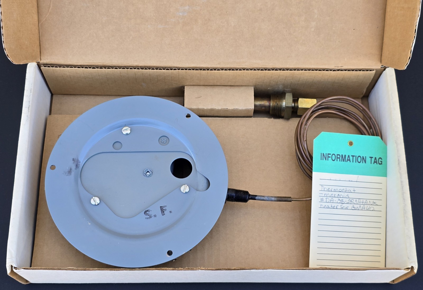 Mercoid DA-38-2-1A Bourdon/Dwyer Instruments Tube Pressure Switch/Thermostat New