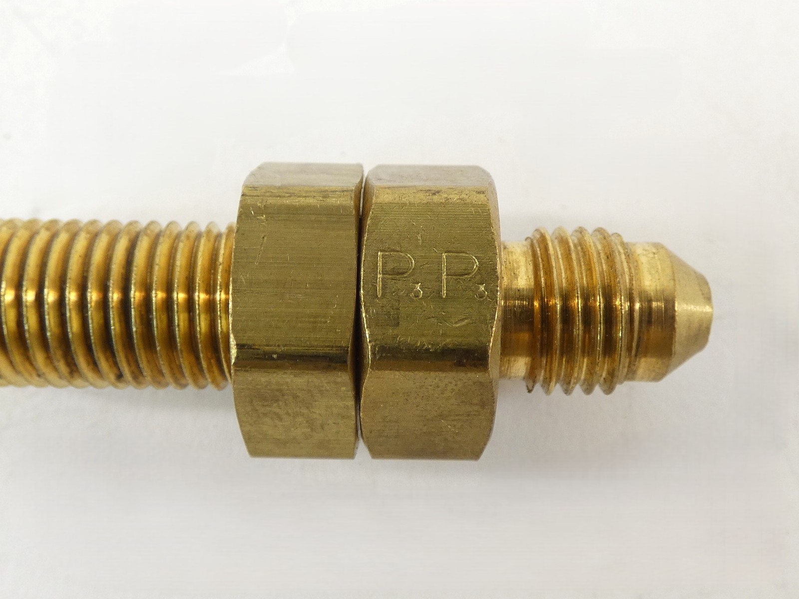 *Lot of 8* Parker Brass Union Fitting Size 7/16-20