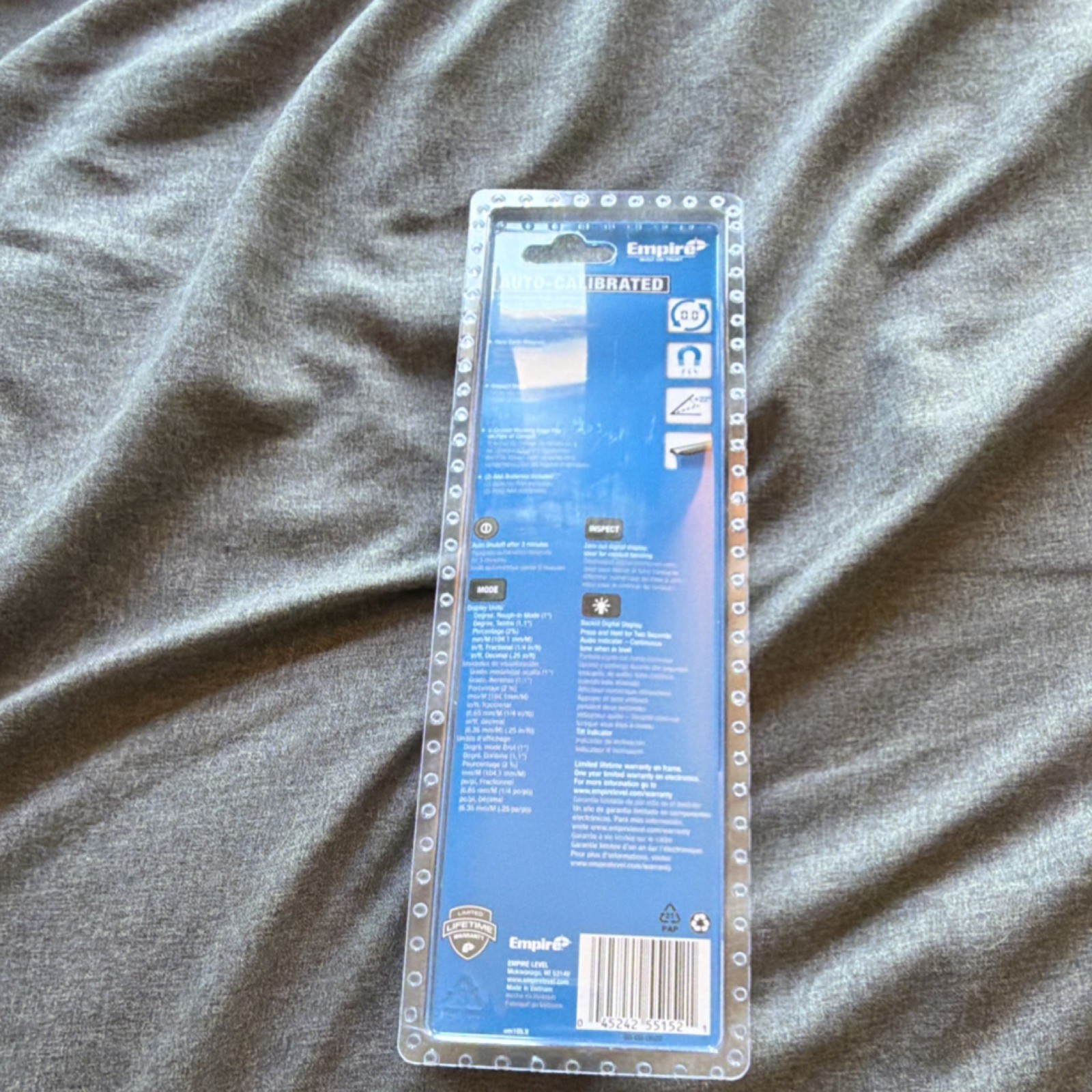 Empire 6″ Auto-Calibrated Digital Magnetic True Blue Level EMPIRE LEVEL E2912