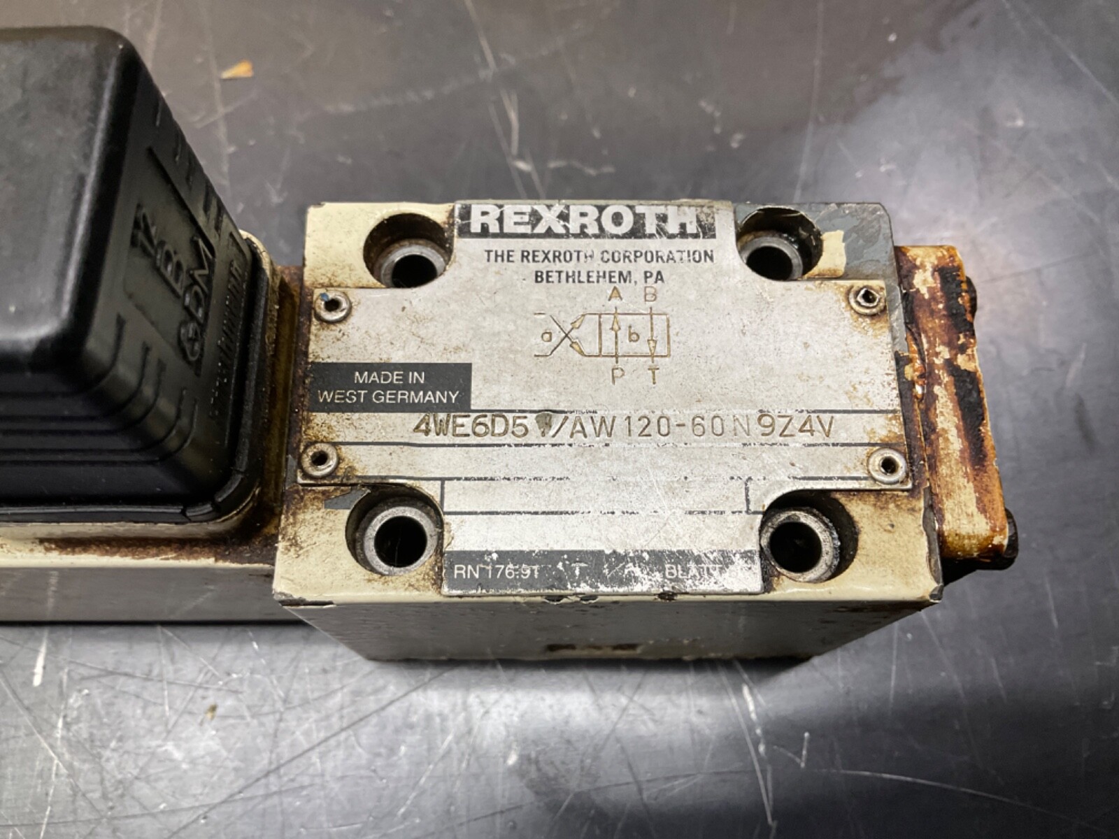 REXROTH 4WE6D51/AW120-60N9Z4V HYDRAULIC VALVE #29A90PR2*IAC