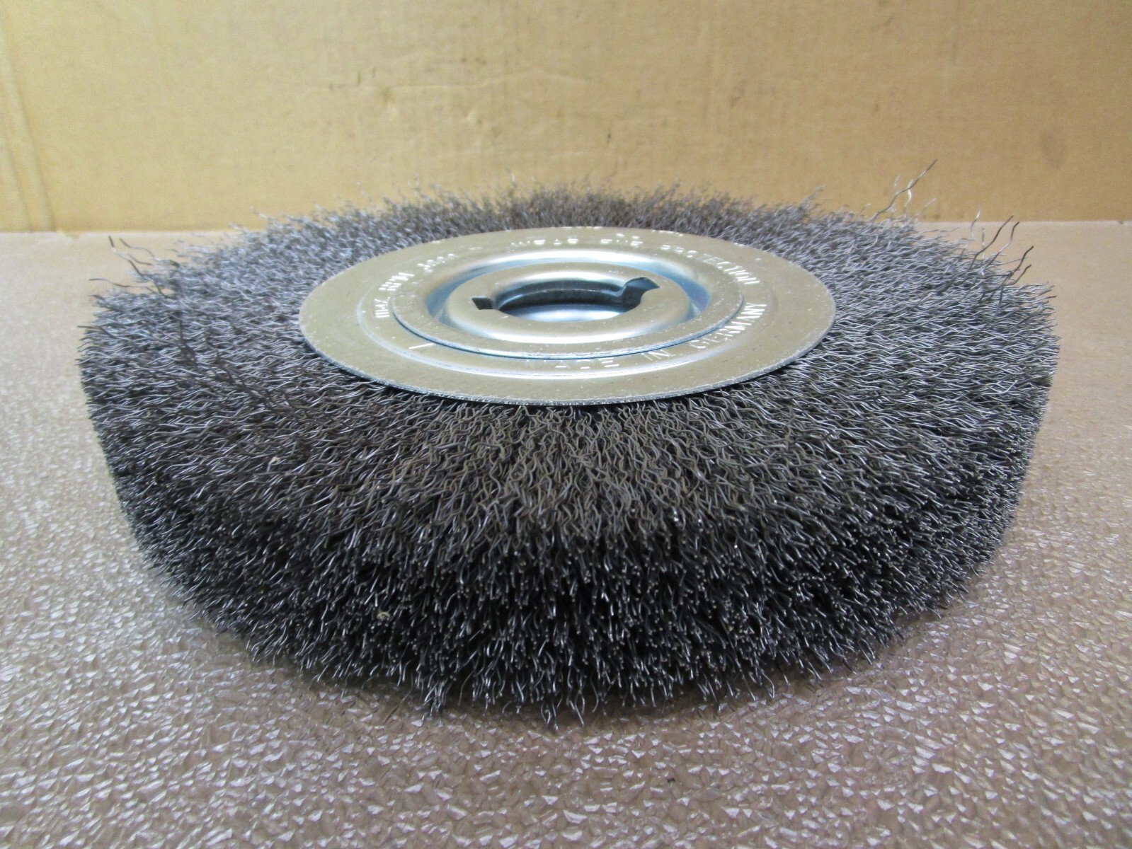 New Open Box Kent Corp. KT#0111-3550-L Wheel Brush 12″D 4″d 0.02″ Wire 51771HM