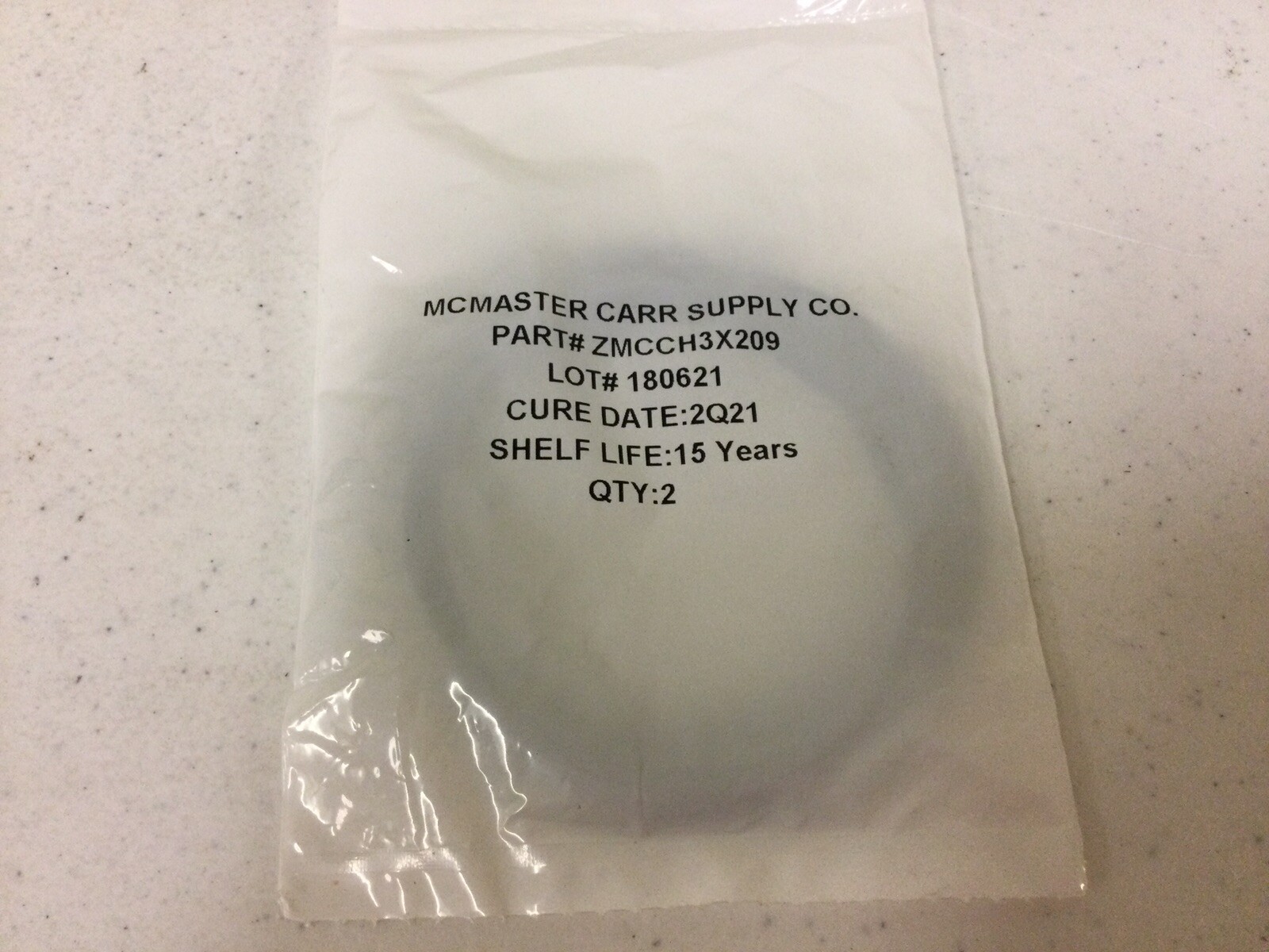 NEW, MCMASTER CARR SUPPLY CO ZMCCH3X209, LOT#180621, FREE SHIPPING