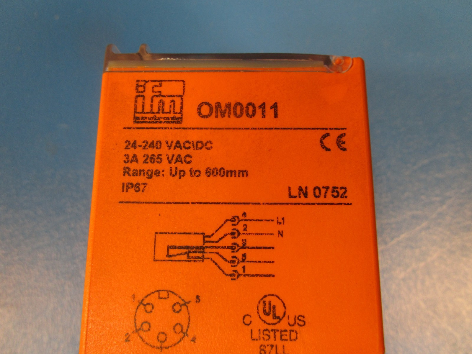 IFM OM0011, FIBRE-OPTIC AMPLIFIER