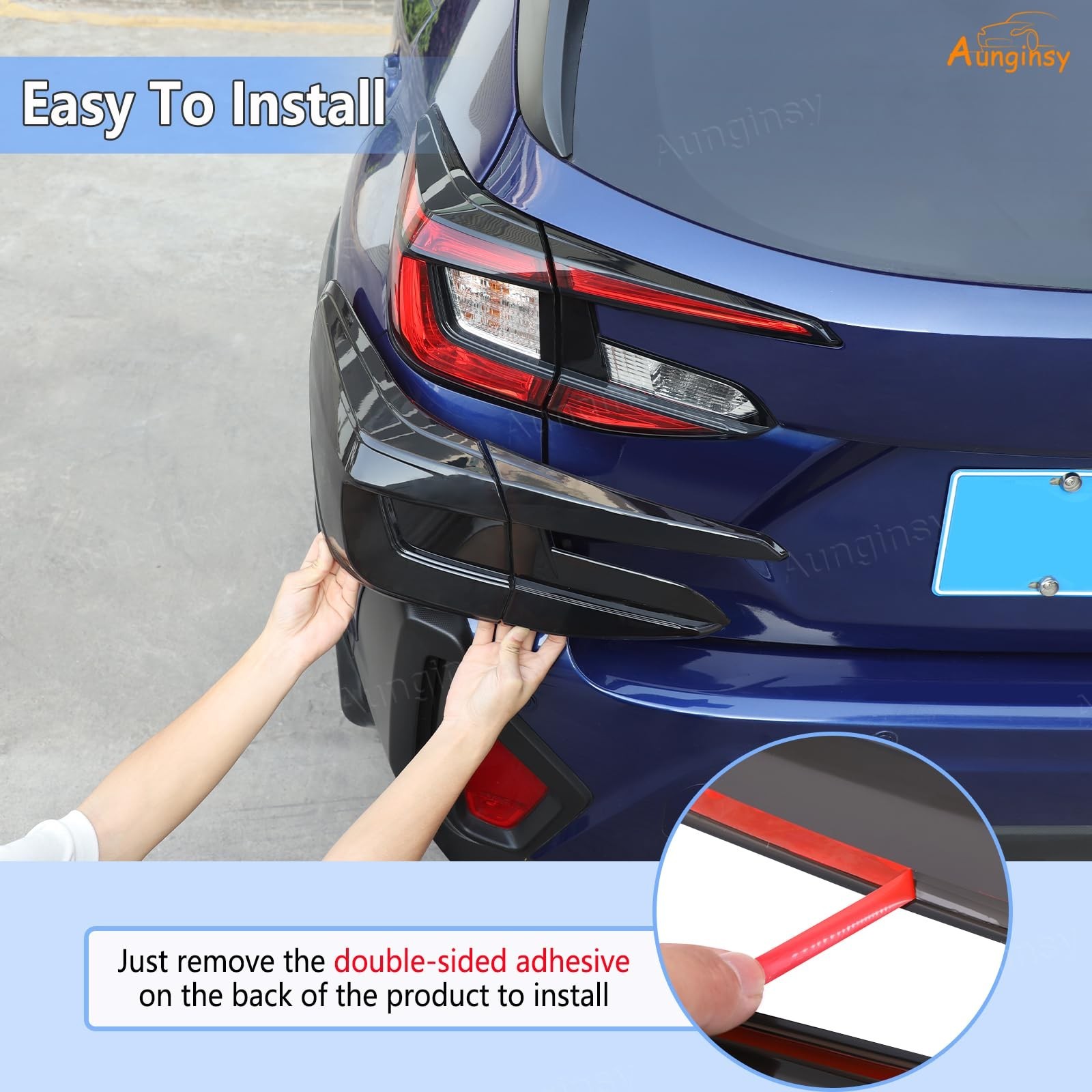 Car Rear Tail Light Lamp Cover Compatible with Subaru Crosstrek GU 2024 2025 …