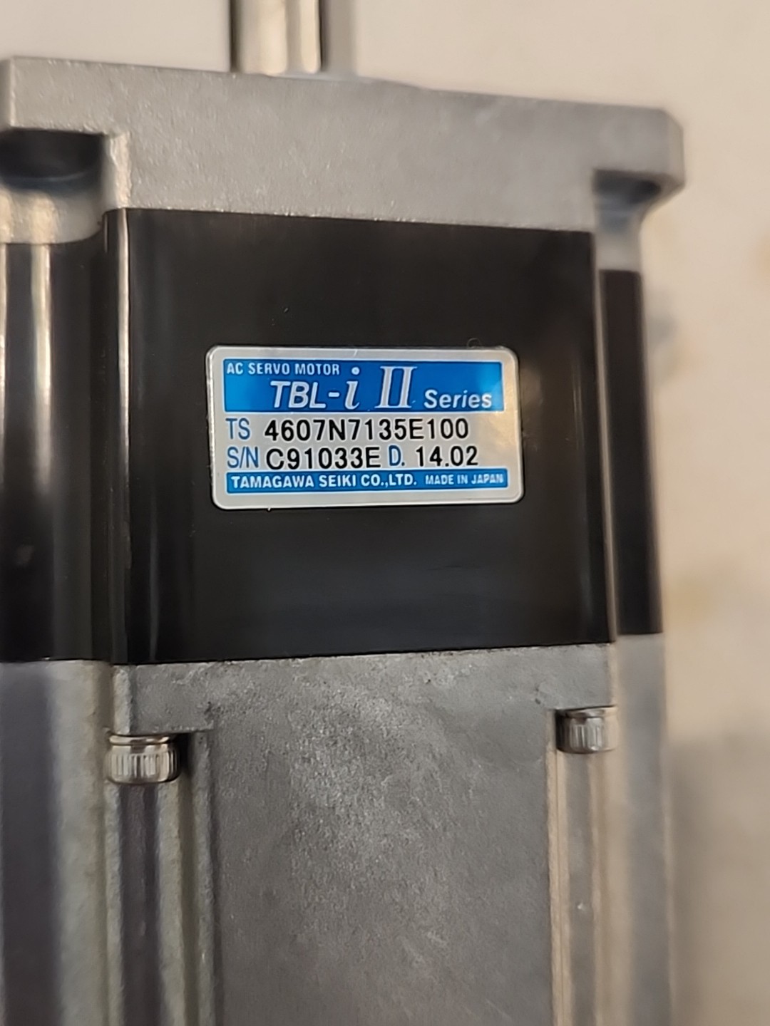 TAMAGAWA SEIKI TBL-i ll AC SERVO MOTOR TS4607N7135E100 – Warranty & Free Ship