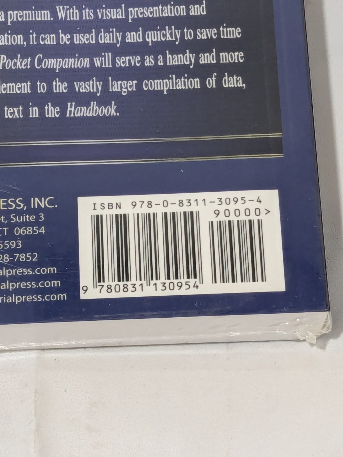 Industrial Press Machinery’s Handbook Pocket Companion Revised 1st Edition