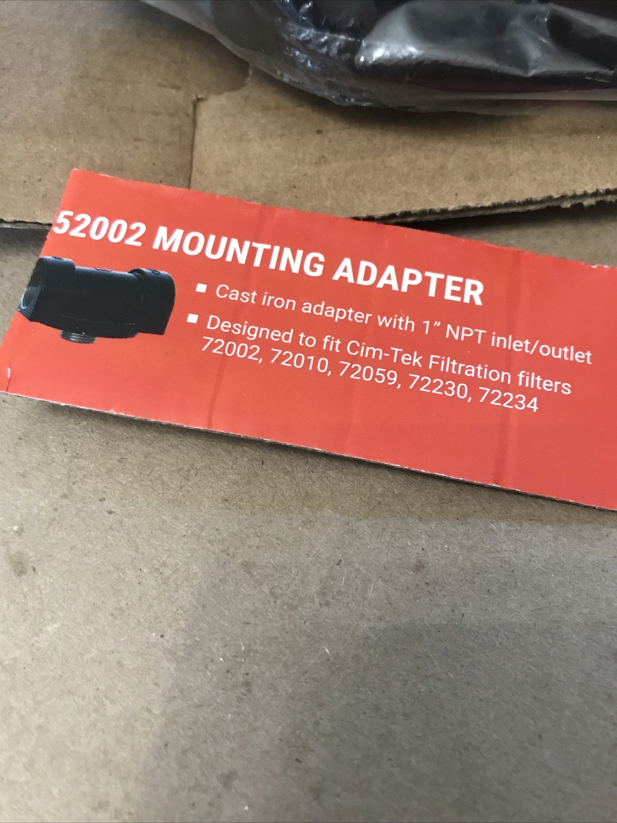 Cim-Tek 1″ NPT Cast Iron Mounting Adaptor | 52002