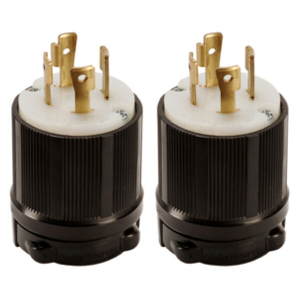 NEMA L17-30 Grounding Locking Plug, 30A 600V AC, 3 Pole 4 Wire, cUL Listed