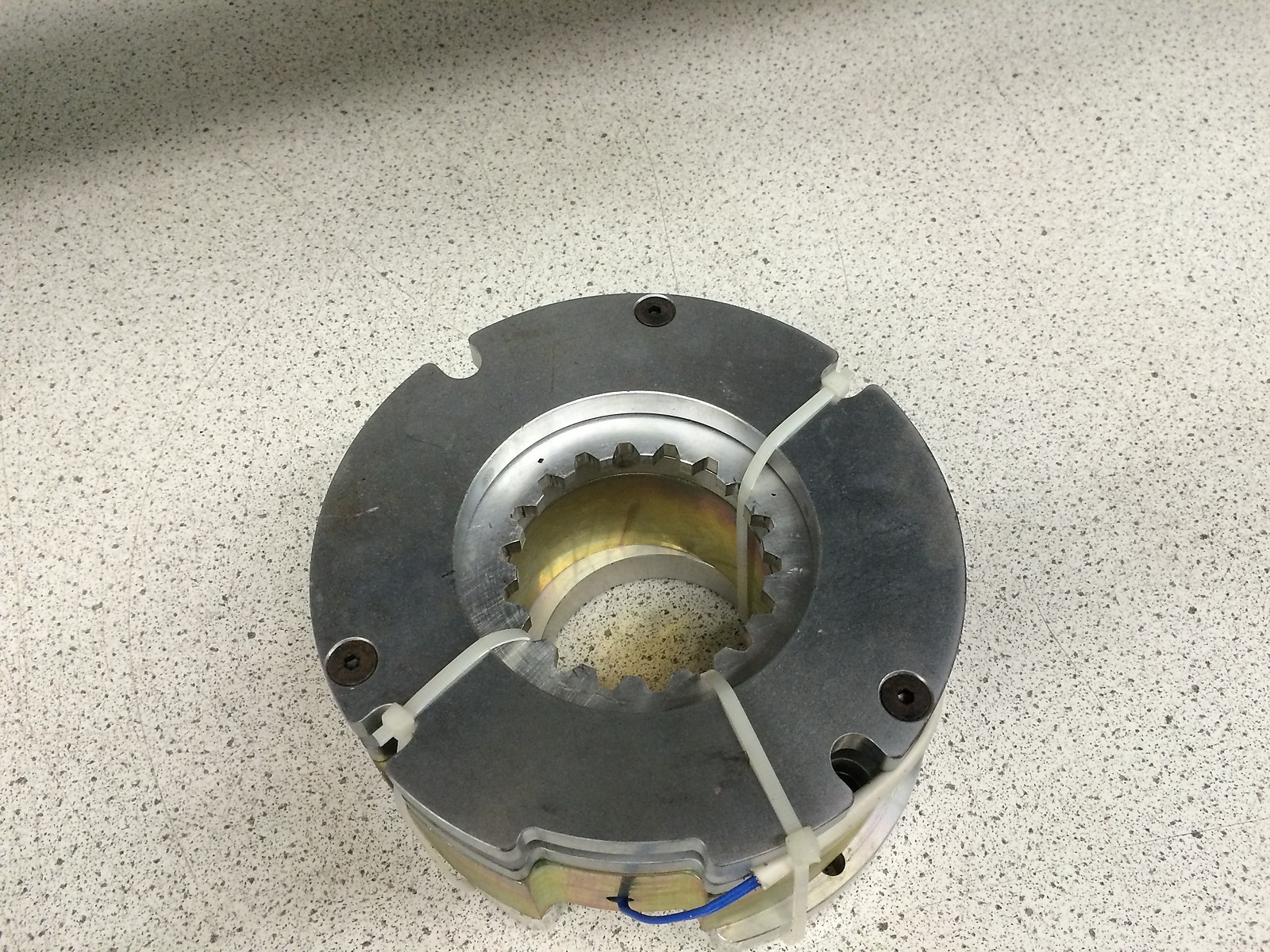 Inertia Dynamics SAB 1825 Spring Applied Brake 3 1/4 Center Diameter 7 1/8 Width