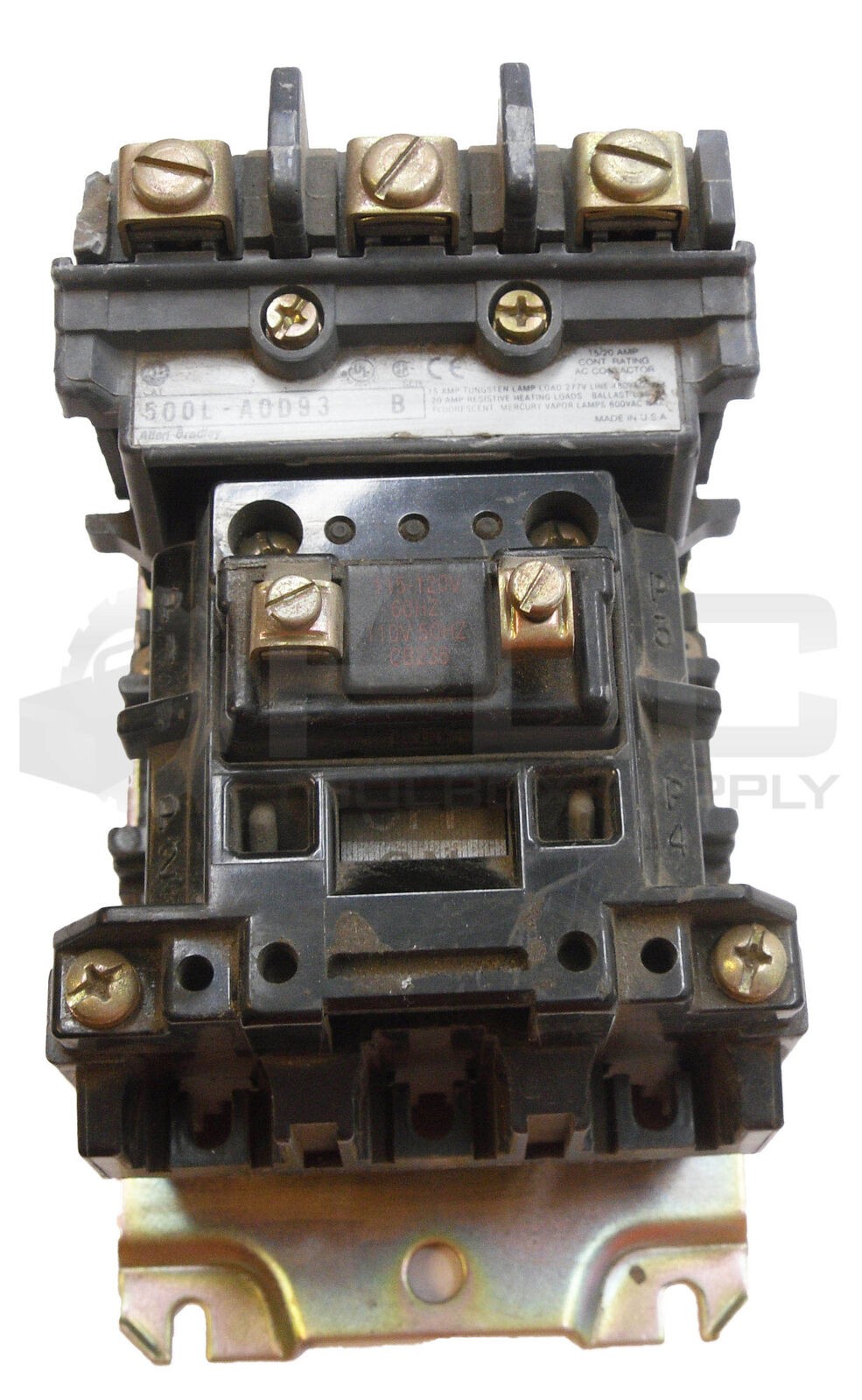 LOT OF 2 ALLEN BRADLEY 500L-A0D93 /B AC CONTACTOR W/ CB236 COIL 115-120V 50/60HZ