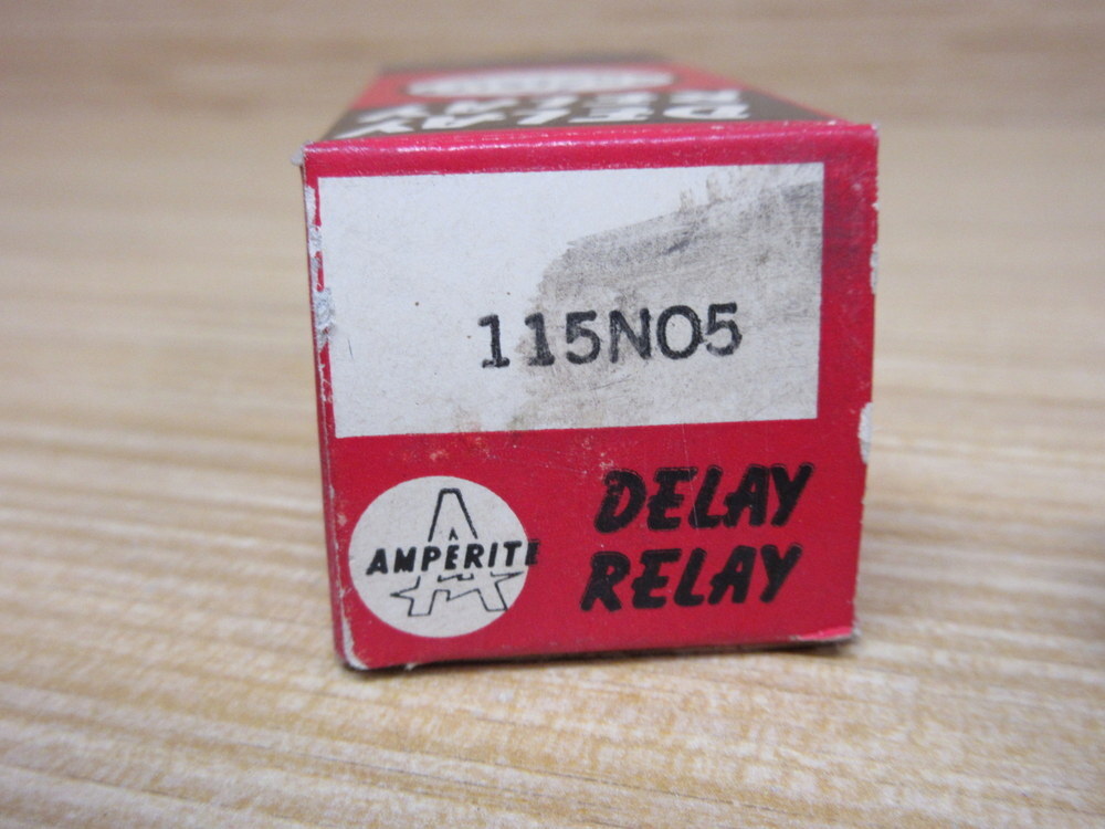 Amperite 115NO5 Time Delay Relay 115N05 NOS