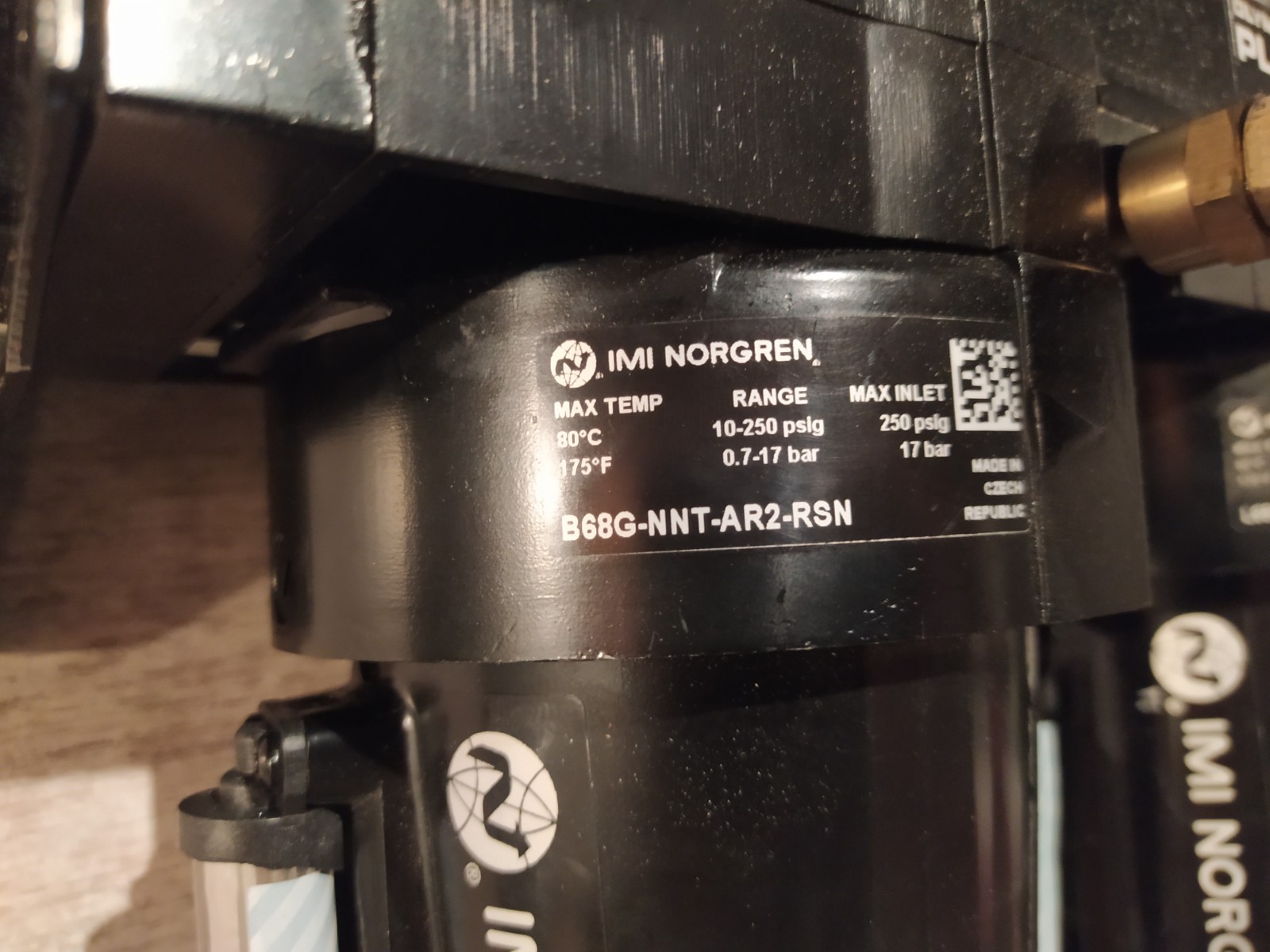 IMI NORGREN OLYMPIAN PLUS B68G-NNT-AR2-RSN + L68M-NNP-ERN AIR PREPARATION [NEW]