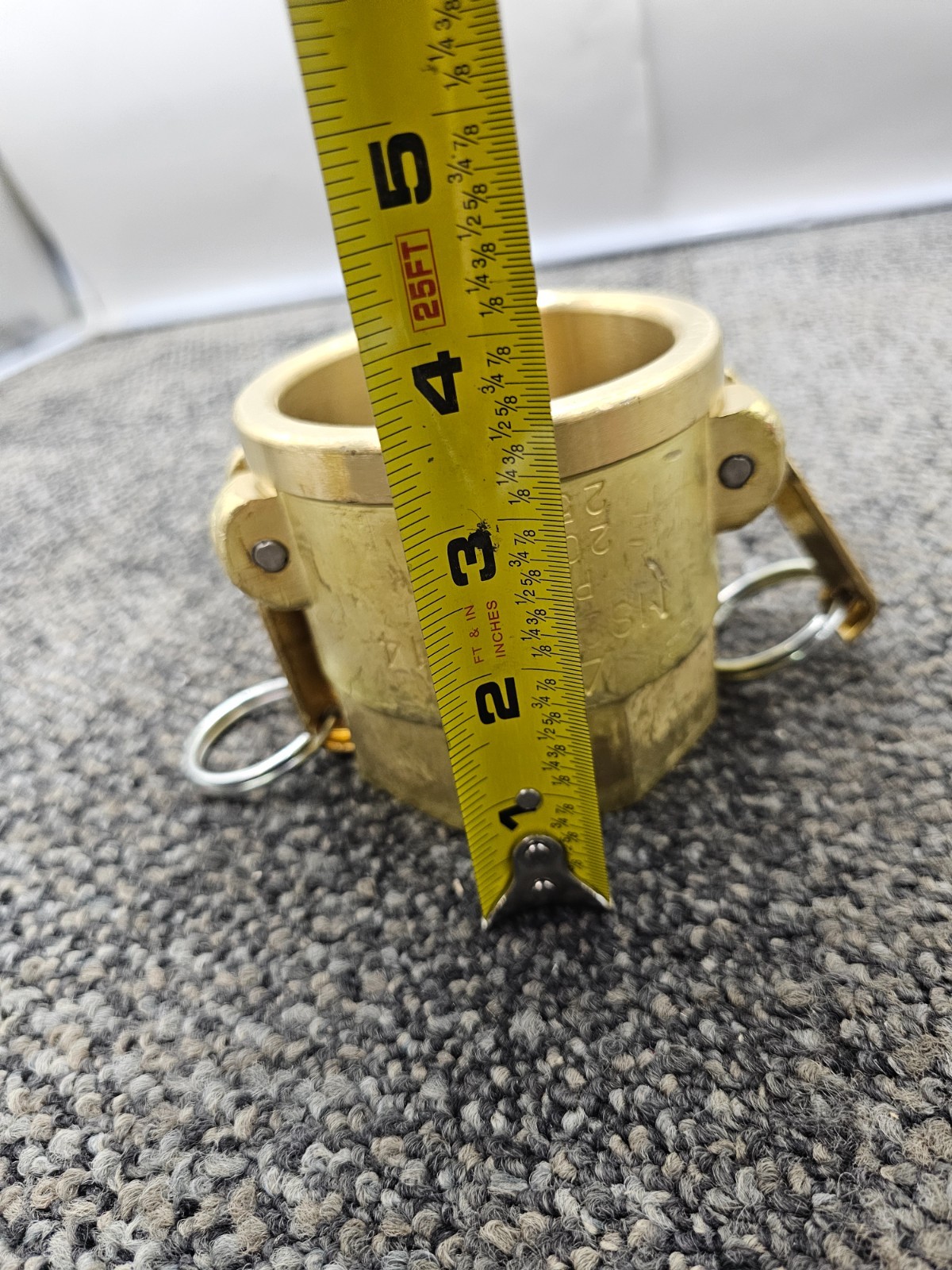 Ever-Tite MS27024-14 Brass Cam & Groove Female Coupler 2-1/2 inch Female NPT
