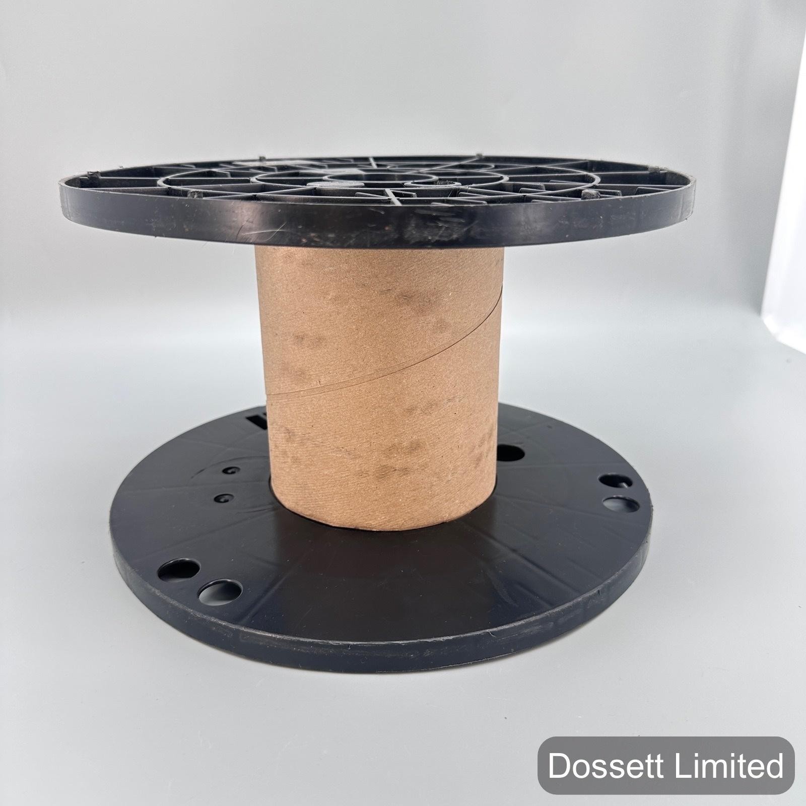Empty Wire Rope Spool 11.75″ OD 5″ ID Plastic Cable Reel Industrial